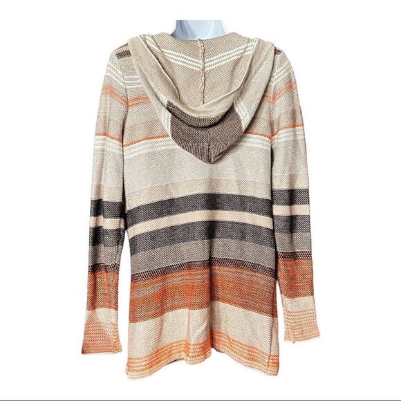 Belldini women's hooded southwestern cardigan sweater Small - Picture 2 of 10
